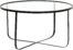 På billedet ser du variationen Nordic, Sofabord, Jern, Glas fra brandet Bloomingville i en størrelse D: 80 cm. H: 43 cm. i farven Sort