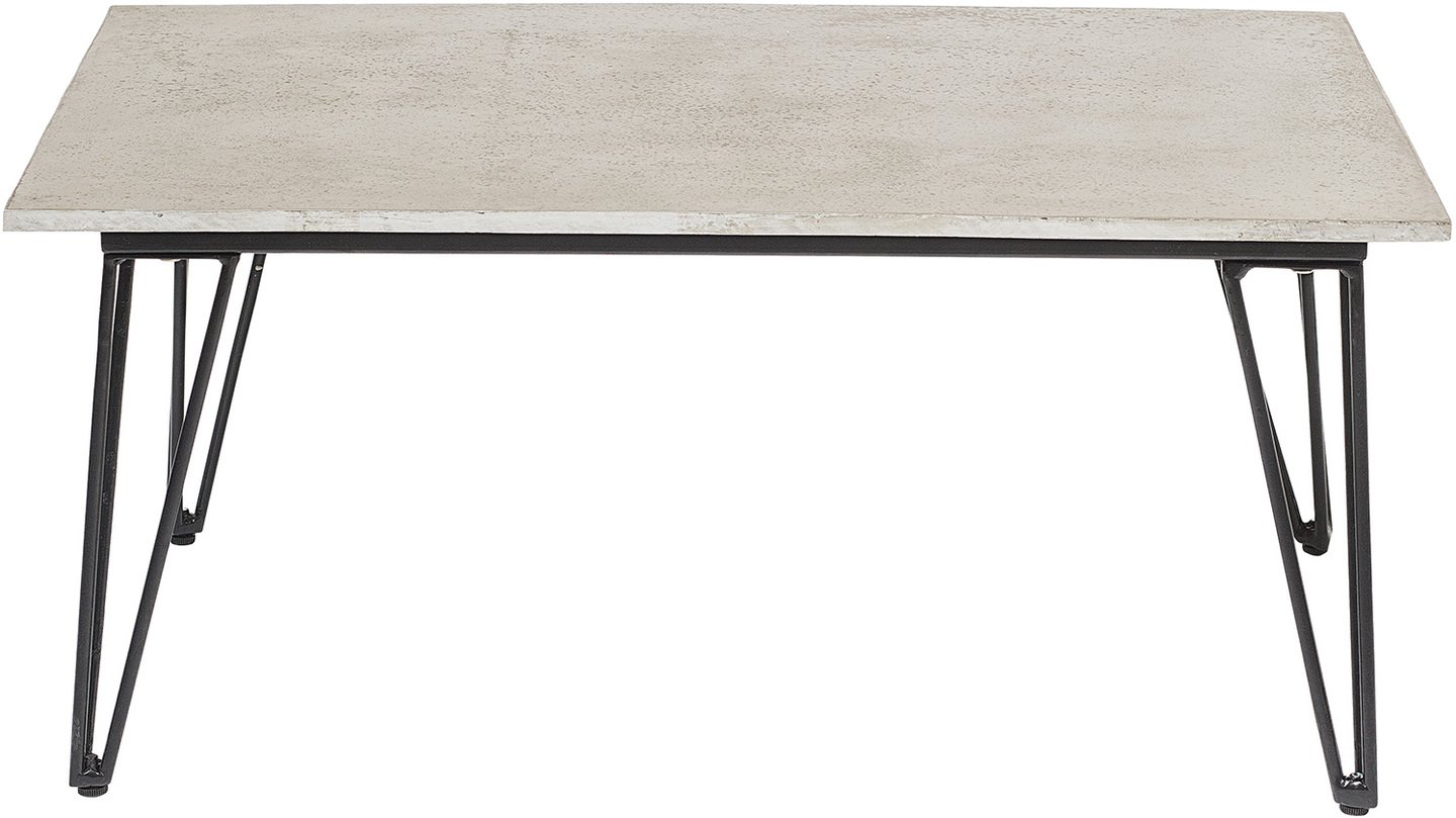 Mundo, Sofabord, Cement by Bloomingville (H: 42 cm. B: 60 cm. L: 90 cm., Grå)