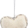 På billedet ser du variationen Ornament, Heart, Puffi fra brandet House Doctor i en størrelse L: 6 cm. i farven Sand
