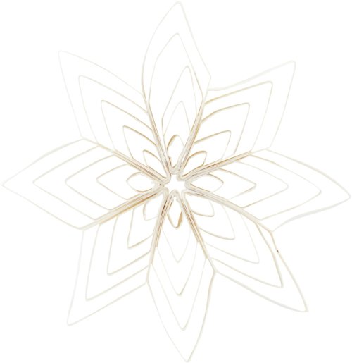 På billedet ser du variationen Ornament, Ouilling fra brandet House Doctor i en størrelse B: 15 cm. i farven Hvid