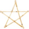 På billedet ser du variationen Ornament, Star, 4 Stk./pk. fra brandet House Doctor i en størrelse Ø: 25 cm. i farven Natur
