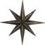 På billedet ser du variationen Ornament, Star, Stretch fra brandet House Doctor i en størrelse Ø: 24,5 cm. i farven Gunmetal