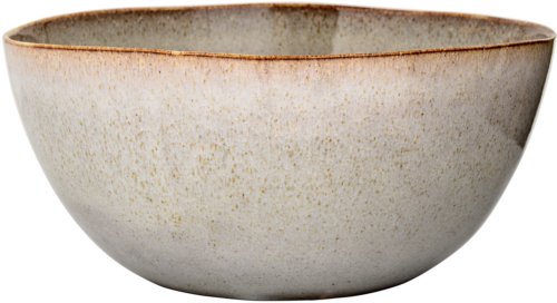 På billedet ser du variationen Nordic, Serveringsfad, Stentøj keramik fra brandet Bloomingville i en størrelse D: 26 cm. H: 16,5 cm. i farven Grå/Brun