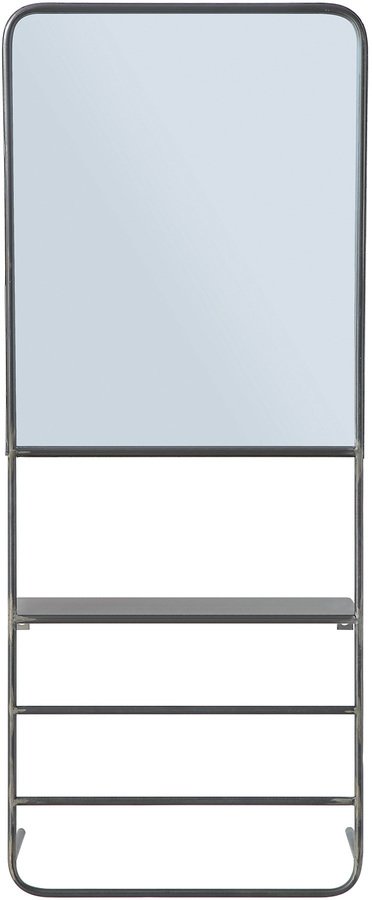 På billedet ser du variationen Cozy, Spejl på stativ, Jern fra brandet Creative Collection i en størrelse H: 100 cm. B: 14 cm. L: 40 cm. i farven Sort