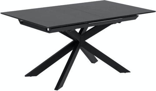 På billedet ser du variationen Atminda, Udtrækkeligt spisebord fra brandet LaForma i en størrelse H: 76 cm. B: 210 cm. L: 90 cm. i farven Sort/klar