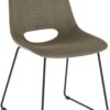 På billedet ser du variationen Zahara, Spisebordsstol fra brandet LaForma i en størrelse H: 78 cm. B: 49 cm. L: 55 cm. i farven Grå/sort