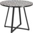 På billedet ser du variationen Tella, Udendørs spisebord fra brandet LaForma i en størrelse H: 76 cm. B: 90 cm. L: 90 cm. i farven Sort hvid