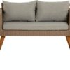 På billedet ser du variationen Sumie, Udendørs sofasæt fra brandet LaForma i en størrelse H: 72 cm. B: 134 cm. L: 68 cm. i farven Brun/grå/natur