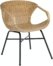 På billedet ser du variationen Orie, Spisebordsstol m. armlæn fra brandet LaForma i en størrelse H: 73 cm. B: 55 cm. L: 60 cm. i farven Natur