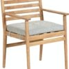 På billedet ser du variationen Simja, Udendørs spisestol fra brandet LaForma i en størrelse H: 82 cm. B: 55 cm. L: 54 cm. i farven Natur/grå