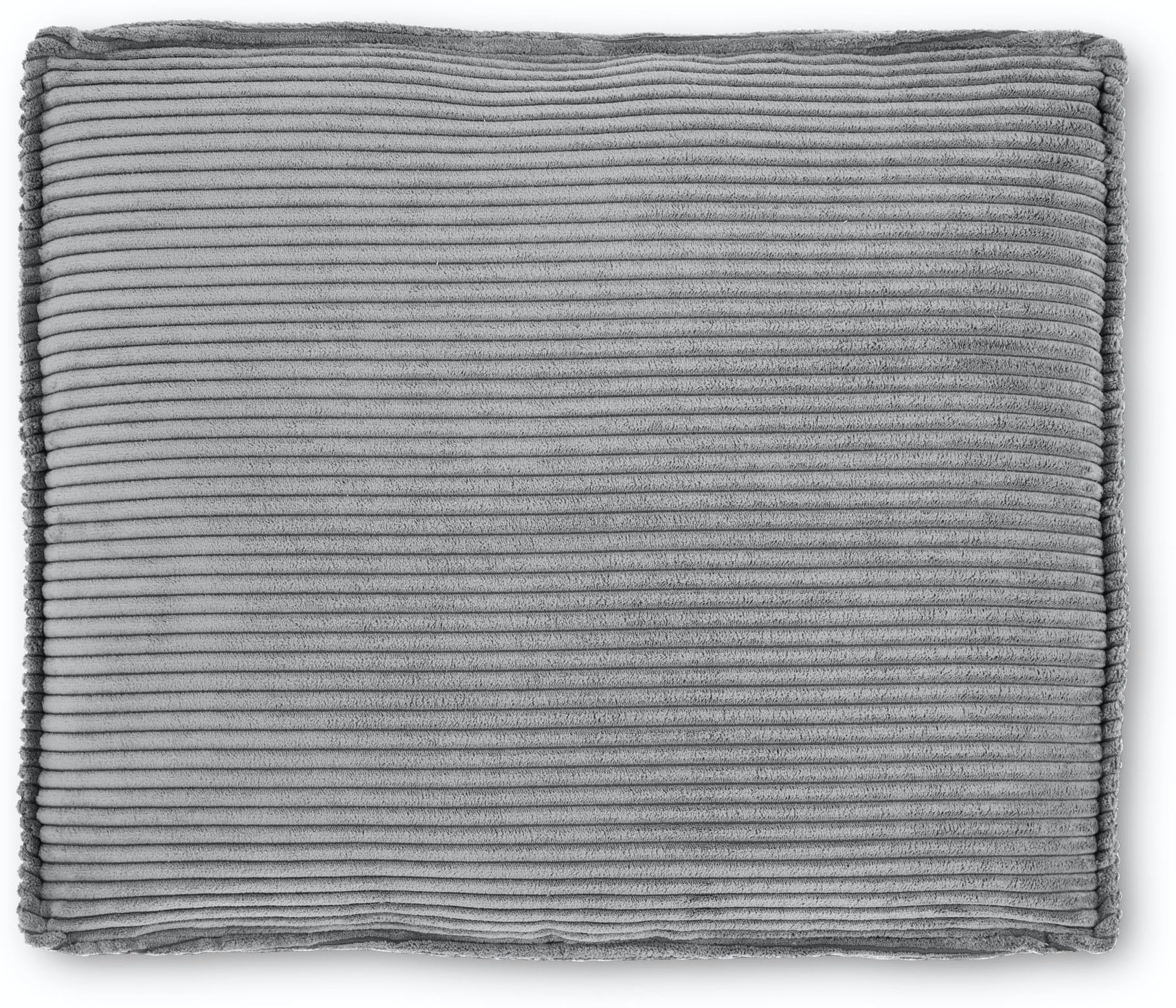 LAFORMA Blok pude i grå bred søm fløjlsbukser, 50 x 60 cm