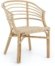 På billedet ser du variationen Dewi, Spisebordsstol m. armlæn fra brandet LaForma i en størrelse H: 76 cm. B: 55 cm. L: 62 cm. i farven Natur