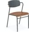 På billedet ser du variationen Zaha, Spisebordsstol fra brandet LaForma i en størrelse H: 78 cm. B: 48 cm. L: 49 cm. i farven Natur/sort