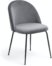 På billedet ser du variationen Ivonne, Spisebordsstol fra brandet LaForma i en størrelse H: 79 cm. B: 49 cm. L: 52 cm. i farven Grå/sort