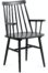 På billedet ser du variationen Tressia, Spisebordsstol m. armlæn fra brandet LaForma i en størrelse H: 87 cm. B: 53 cm. L: 51 cm. i farven Sort