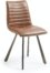 På billedet ser du variationen Trash, Spisebordsstol fra brandet LaForma i en størrelse H: 87 cm. B: 46 cm. L: 60 cm. i farven Brun/sølv