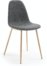 På billedet ser du variationen Yaren, Spisebordsstol fra brandet LaForma i en størrelse H: 88 cm. B: 46 cm. L: 50 cm. i farven Sort/natur
