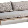 På billedet ser du variationen Belleny, Udendørs 3-personers sofa fra brandet LaForma i en størrelse H: 70 cm. B: 176 cm. L: 80 cm. i farven Beige/natur/grå
