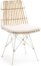 På billedet ser du variationen Ainisa, Spisebordsstol fra brandet LaForma i en størrelse H: 80 cm. B: 47 cm. L: 54 cm. i farven Natur/hvid