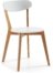 På billedet ser du variationen Areia, Spisebordsstol fra brandet LaForma i en størrelse H: 80 cm. B: 49 cm. L: 55 cm. i farven Hvid/natur