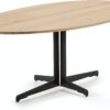 På billedet ser du variationen Arlenne, Spisebord, Ovalt fra brandet LaForma i en størrelse H: 76 cm. B: 195 cm. L: 110 cm. i farven Natur/sort