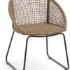 På billedet ser du variationen Sania, Udendørs spisestol fra brandet LaForma i en størrelse H: 85 cm. B: 66 cm. L: 58 cm. i farven Brun/sort