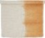 På billedet ser du variationen Haiper, Tæppe, Orange, Bomuld fra brandet Bloomingville i en størrelse B: 90 cm. L: 150 cm. i farven Orange