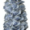På billedet ser du variationen Kawal, Skulptur, Blå, Stentøj fra brandet Bloomingville i en størrelse D: 15 cm. H: 41 cm. i farven Blå