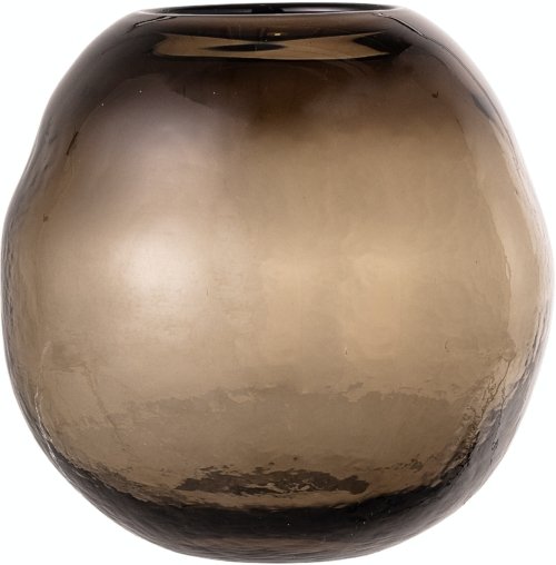 På billedet ser du variationen Nima, Vase, Brun, Glas fra brandet Creative Collection i en størrelse D: 21,5 cm. H: 21,5 cm. i farven Brun