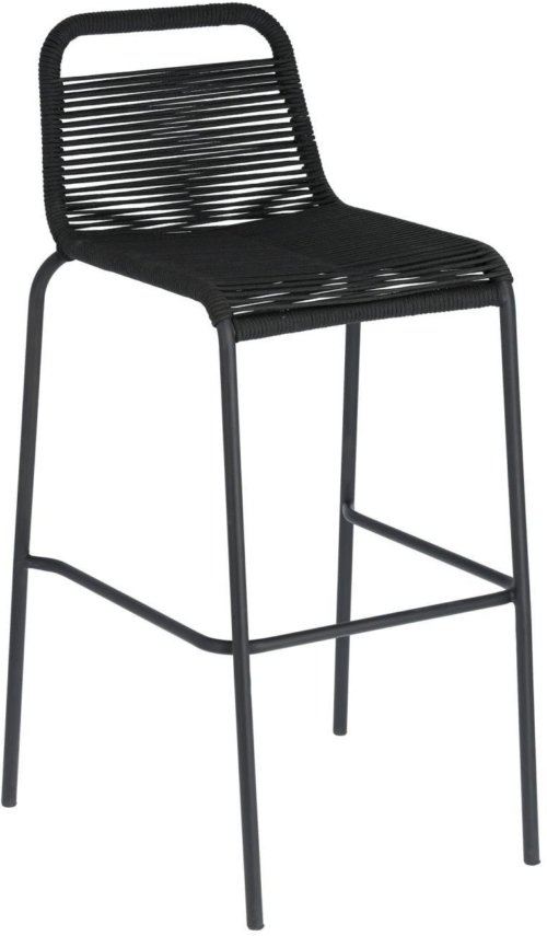På billedet ser du variationen Lambton, Udendørs barstol fra brandet LaForma i en størrelse H: 100 cm. B: 53 cm. L: 53 cm. i farven Sort