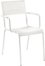 På billedet ser du variationen Athalia, Udendørs spisebordsstol fra brandet LaForma i en størrelse H: 84 cm. B: 59 cm. L: 65 cm. i farven Hvid
