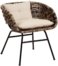 På billedet ser du variationen Lin, Spisebordsstol fra brandet LaForma i en størrelse H: 69 cm. B: 66 cm. L: 61 cm. i farven Natur