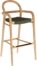 På billedet ser du variationen Sheryl, Udendørs barstol fra brandet LaForma i en størrelse H: 110 cm. B: 54 cm. L: 56 cm. i farven Natur/Grøn