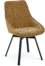 På billedet ser du variationen Jenna, Spisebordsstol fra brandet LaForma i en størrelse H: 86 cm. B: 50 cm. L: 59 cm. i farven Sennep/Sort