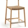 På billedet ser du variationen Nina, Udendørs barstol fra brandet LaForma i en størrelse H: 94 cm. B: 54 cm. L: 54 cm. i farven Brun/Natur
