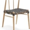 På billedet ser du variationen Dreaming, Udendørs spisebordsstol fra brandet LaForma i en størrelse H: 75 cm. B: 49 cm. L: 52 cm. i farven Natur/Sort
