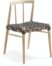 På billedet ser du variationen Dreaming, Udendørs spisebordsstol fra brandet LaForma i en størrelse H: 75 cm. B: 49 cm. L: 52 cm. i farven Natur/Sort