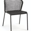 På billedet ser du variationen Mathias, Udendørs spisebordsstol fra brandet LaForma i en størrelse H: 79 cm. B: 55 cm. L: 62 cm. i farven Sort