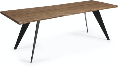 På billedet ser du variationen Koda, Spisebord fra brandet LaForma i en størrelse H: 78 cm. B: 220 cm. L: 100 cm. i farven Natur/Sort