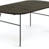 På billedet ser du variationen Milian, Udtrækkeligt spisebord fra brandet LaForma i en størrelse H: 75 cm. B: 100 cm. L: 170 cm. i farven Sort/Natur