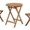 På billedet ser du variationen Elisia, Cafesæt m. bord og 2 stole fra brandet LaForma i en størrelse H: 82 cm. B: 60 cm. L: 60 cm. i farven Natur