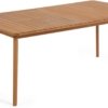 På billedet ser du variationen Hanzel, Udendørs udtrækkeligt spisebord fra brandet LaForma i en størrelse H: 75 cm. B: 100 cm. L: 183 cm. i farven Natur