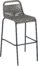 På billedet ser du variationen Lambton, Udendørs barstol fra brandet LaForma i en størrelse H: 100 cm. B: 53 cm. L: 53 cm. i farven Grå/Sort