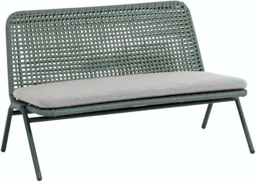 På billedet ser du variationen Wivina, Udendørs 2-personers sofa fra brandet LaForma i en størrelse H: 72 cm. B: 120 cm. L: 62 cm. i farven Grøn