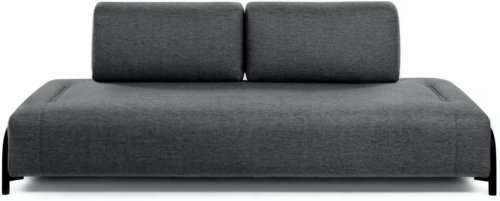 På billedet ser du variationen Compo, 3-personers sofa fra brandet LaForma i en størrelse H: 82 cm. B: 232 cm. L: 98 cm. i farven Sort