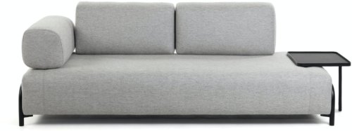 På billedet ser du variationen Compo, 3-personers sofa fra brandet LaForma i en størrelse H: 82 cm. B: 252 cm. L: 98 cm. i farven Grå