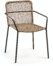 På billedet ser du variationen Ellen, Udendørs spisebordsstol fra brandet LaForma i en størrelse H: 80 cm. B: 56 cm. L: 60 cm. i farven Brun/Sort