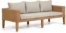 På billedet ser du variationen Giana, Udendørs 3-personers sofa fra brandet LaForma i en størrelse H: 60 cm. B: 193 cm. L: 80 cm. i farven Natur