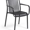 På billedet ser du variationen Isabellini, Udendørs spisebordsstol fra brandet LaForma i en størrelse H: 80 cm. B: 54 cm. L: 49 cm. i farven Sort