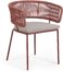 På billedet ser du variationen Nadin, Udendørs spisebordsstol fra brandet LaForma i en størrelse H: 73 cm. B: 58 cm. L: 47 cm. i farven Lyserød